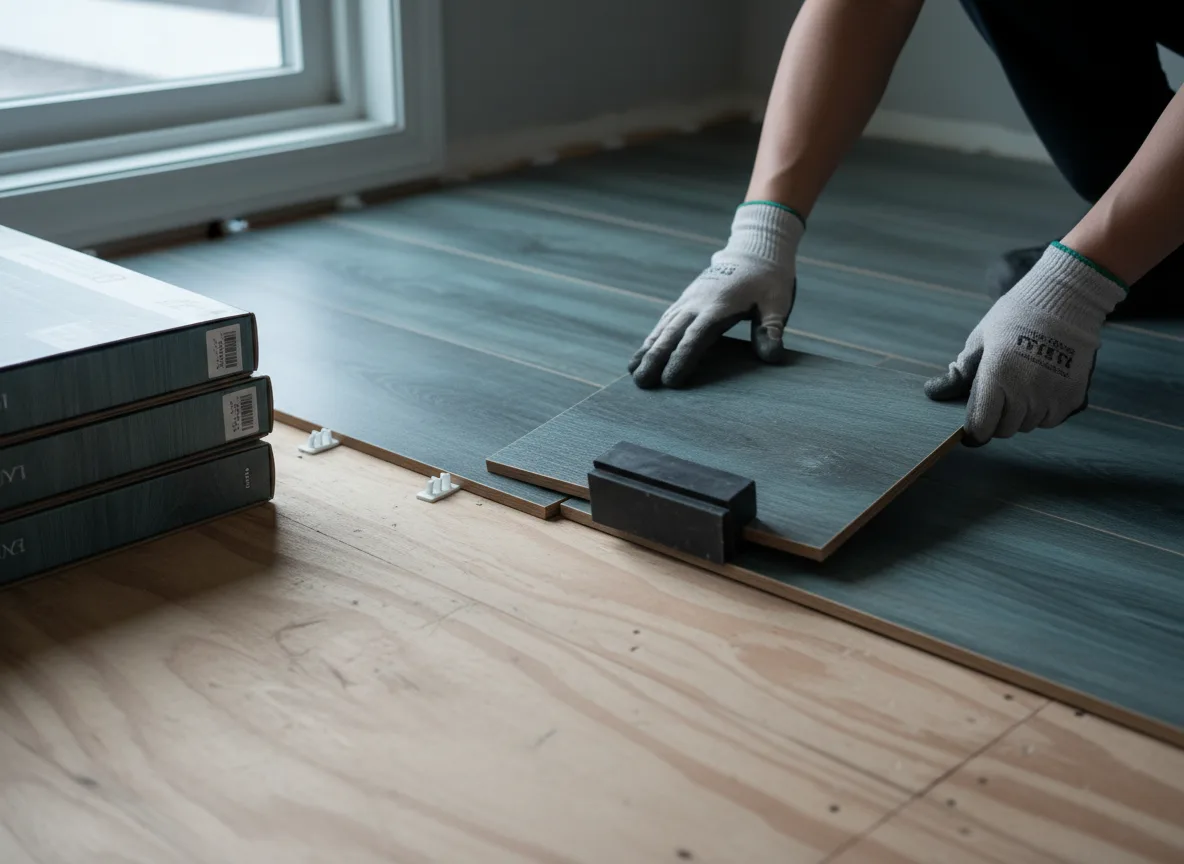 Luxury Vinyl Plank Installation company in Churchs Ferry, ND